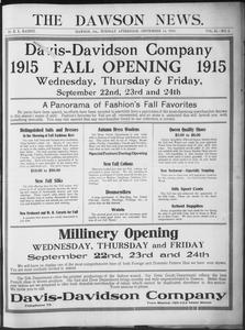 The Dawson news, 1915 September 14