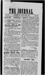 The Dawson weekly journal, 1875 July 8