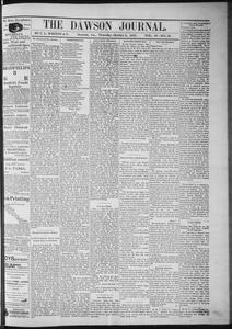 The Dawson journal, 1883 October 4