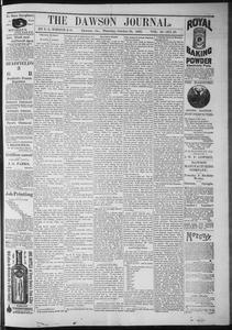 The Dawson journal, 1883 October 25