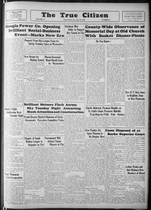 The true citizen, 1928 May 26