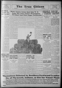The true citizen, 1929 February 9
