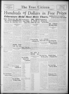 The true citizen, 1929 October 26
