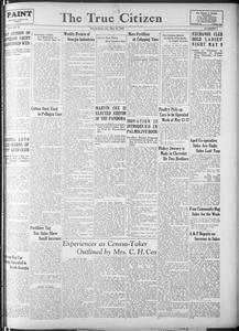The true citizen, 1930 May 16