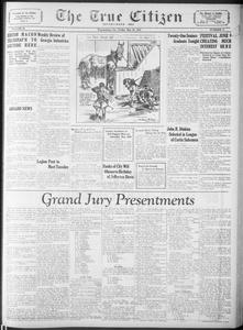 The true citizen, 1931 May 29