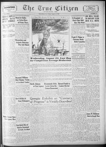 The true citizen, 1933 August 18
