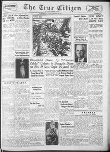The true citizen, 1933 September 29