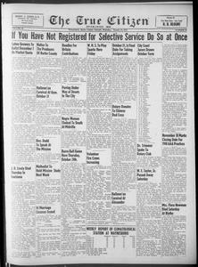 The true citizen, 1940 October 24