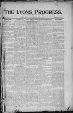 The Lyons progress, 1911 January 6