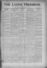 The Lyons progress, 1911 February 10