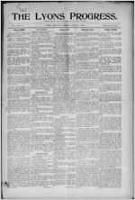 The Lyons progress, 1911 March 3