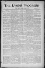 The Lyons progress, 1911 March 31