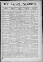 The Lyons progress, 1911 April 28