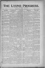 The Lyons progress, 1911 May 26