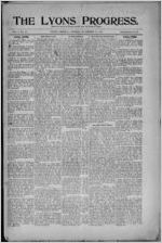 The Lyons progress, 1911 November 10