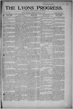 The Lyons progress, 1912 January 26