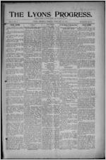 The Lyons progress, 1912 February 16