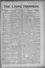 The Lyons progress, 1912 April 5