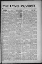 The Lyons progress, 1912 April 26