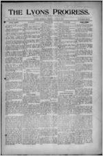 The Lyons progress, 1912 June 28