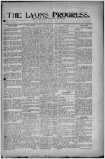 The Lyons progress, 1912 July 19