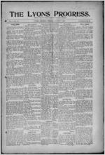 The Lyons progress, 1912 August 9