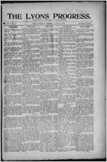 The Lyons progress, 1912 August 30