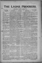 The Lyons progress, 1912 September 13