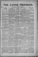 The Lyons progress, 1912 September 20