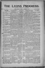 The Lyons progress, 1912 September 27