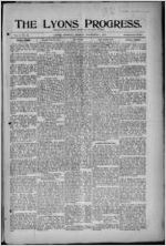 The Lyons progress, 1912 November 1
