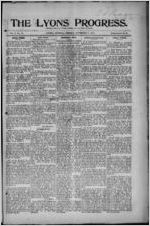 The Lyons progress, 1912 November 8