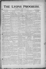 The Lyons progress, 1913 March 28