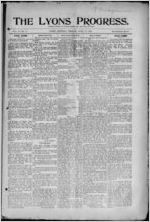 The Lyons progress, 1913 April 25