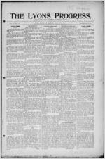 The Lyons progress, 1913 August 1