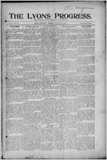 The Lyons progress, 1913 August 29