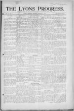The Lyons progress, 1914 March 13
