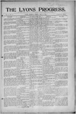 The Lyons progress, 1914 May 15