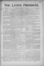 The Lyons progress, 1914 May 29