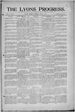 The Lyons progress, 1914 July 31