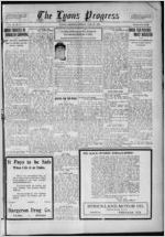 The Lyons progress, 1921 January 21