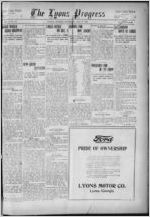 The Lyons progress, 1921 November 17