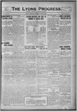 The Lyons progress, 1922 May 25