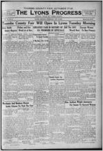 The Lyons progress, 1922 October 12