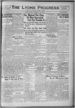 The Lyons progress, 1922 October 26
