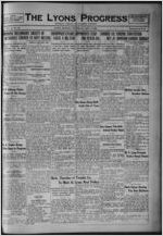 The Lyons progress, 1922 November 9