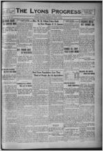 The Lyons progress, 1922 November 23