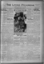 The Lyons progress, 1922 December 14