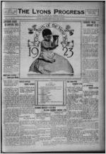 The Lyons progress, 1922 December 28