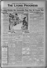 The Lyons progress, 1923 October 4